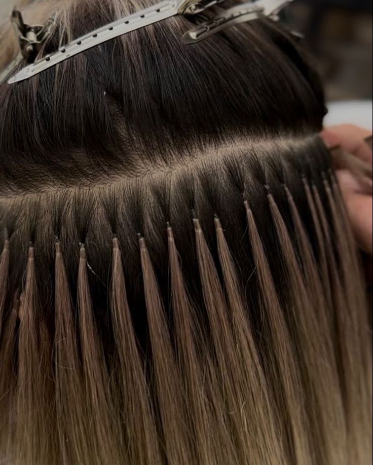 Keratin Bond Extensions Install