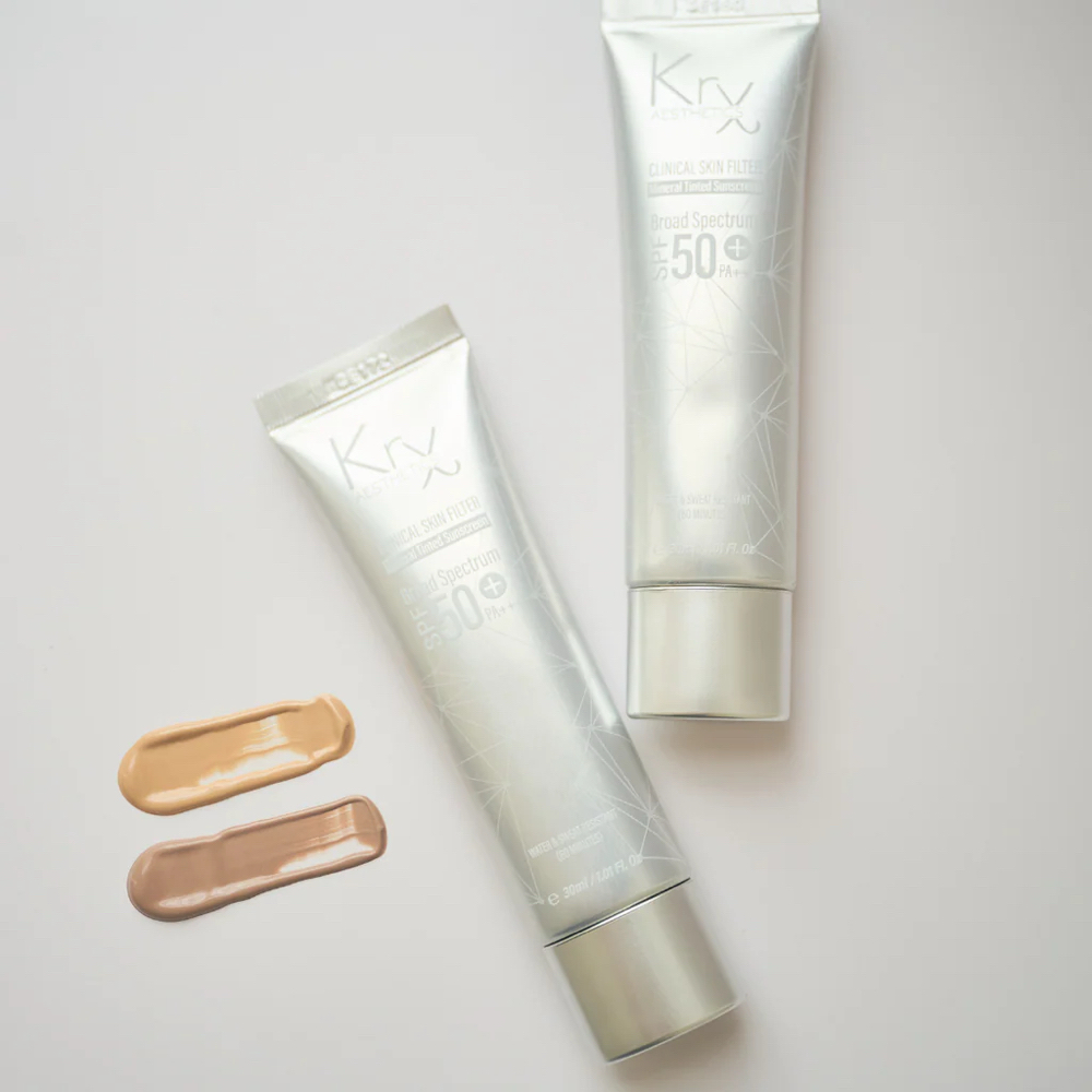 KrX Skin Filter Tinted SPF50 at Iris Aesthetics in Monterey, CA