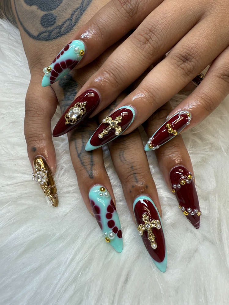 XL Full Set Acrylic (7-8)