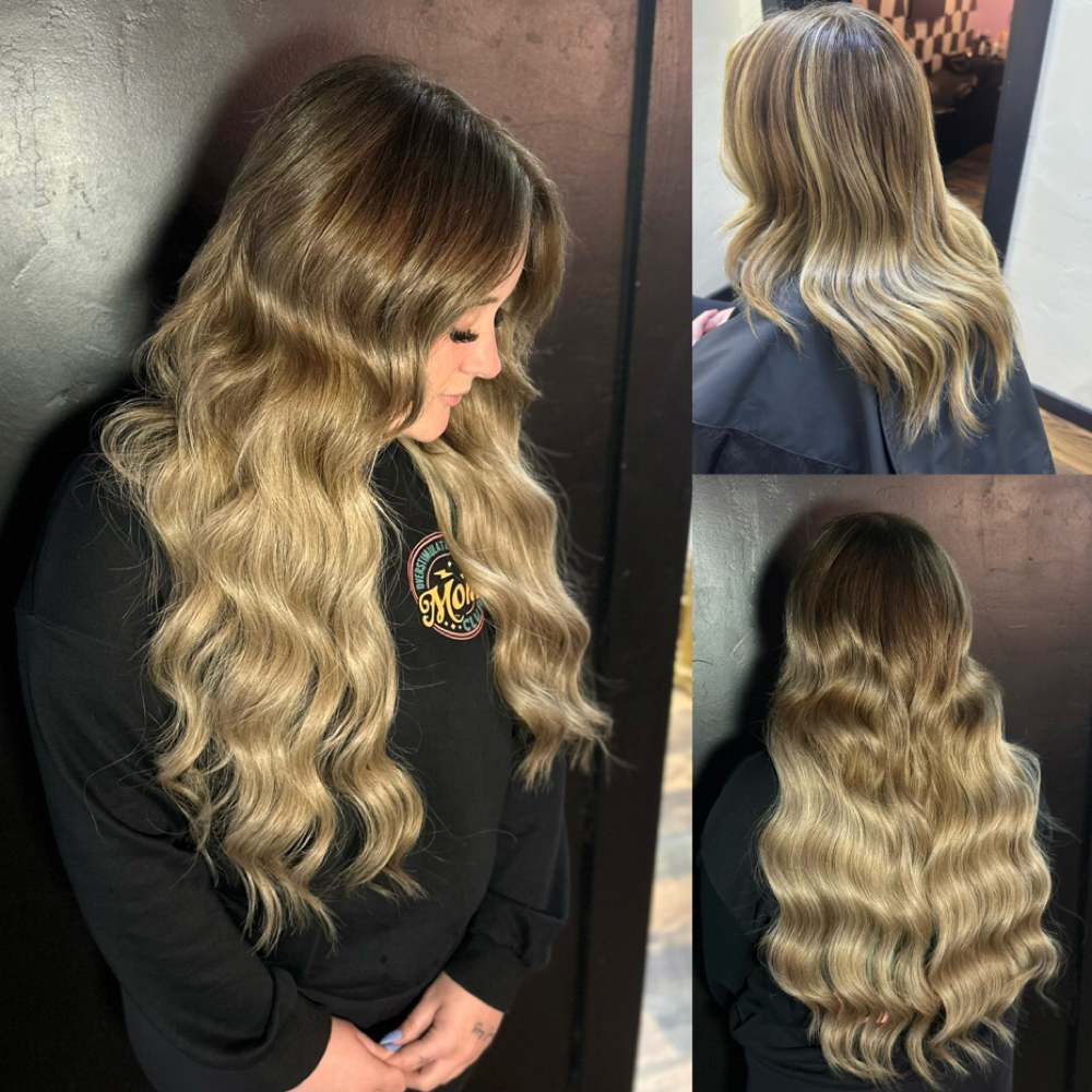 Over Bead Weft Install**2 ROWS at FoiledByFaith in Burleson, TX