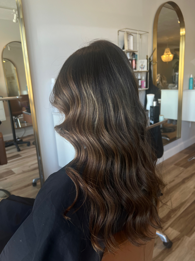 Gray Coverage Wash + Blow Dry