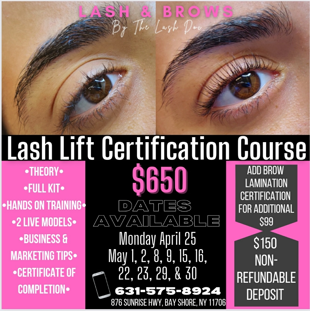 Lash Lift & Tint Course