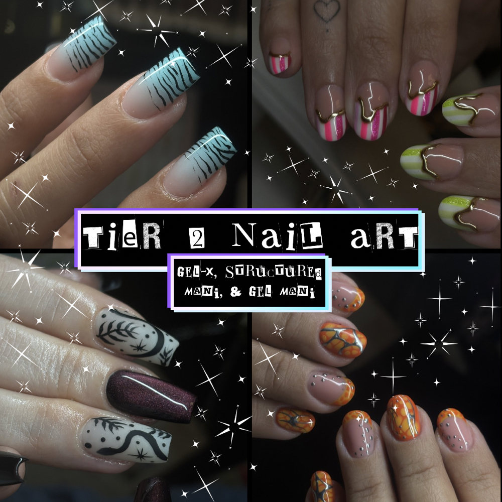 TIER 2 NAIL ART + SET at Klawed By Cookie in Fullerton, CA