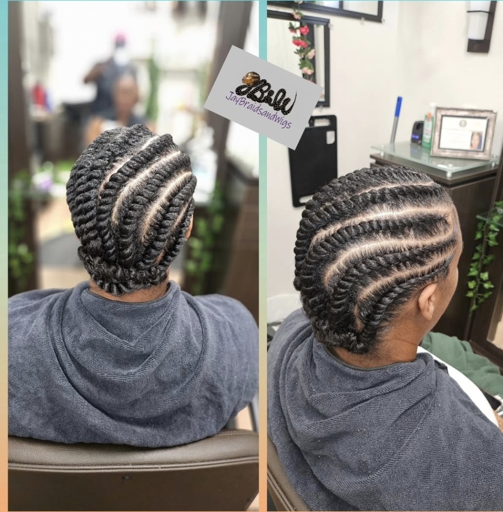 Flat Twist at Jaybraidsandwigs in Baytown, TX