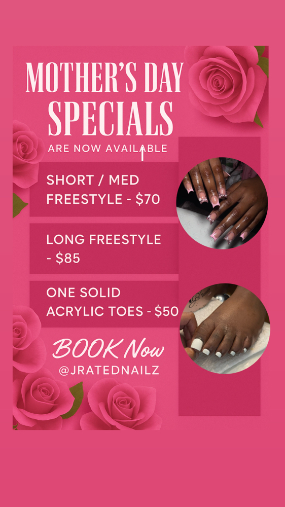 SHORT / MED FREESTYLE - $70