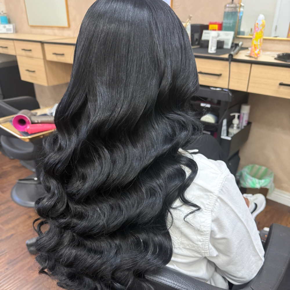 Hollywood Waves/updos at Xiomara Ramirez Beauty in Chula Vista, CA