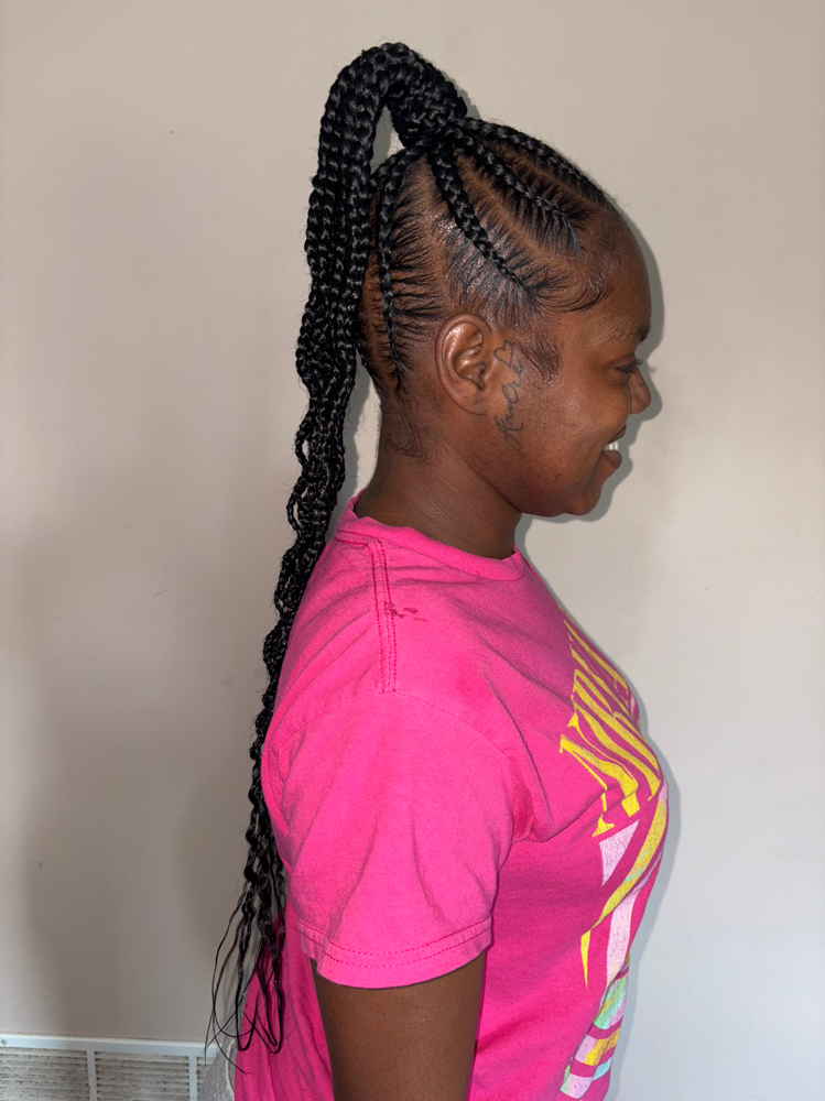 Large Stitch Ponytail