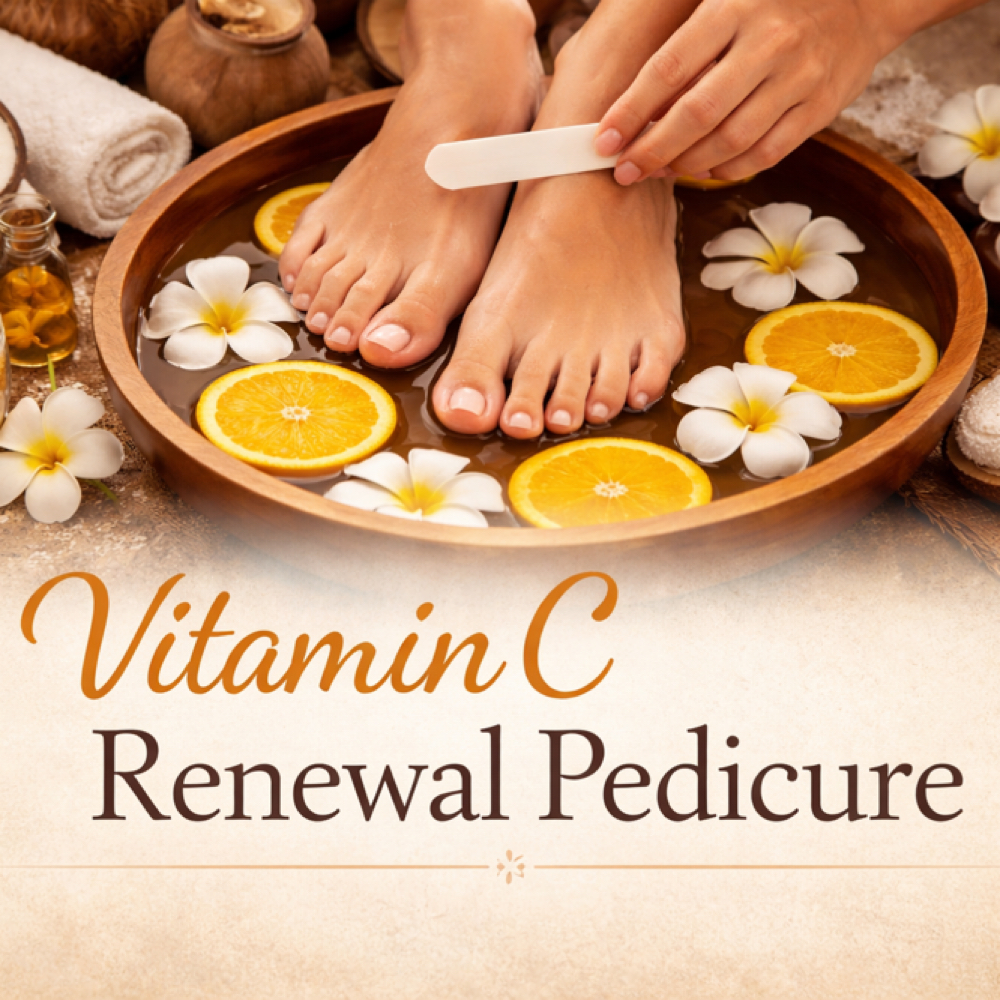 Vitamin C Renewal Pedicure at Dream House Head Spa in Killen, AL