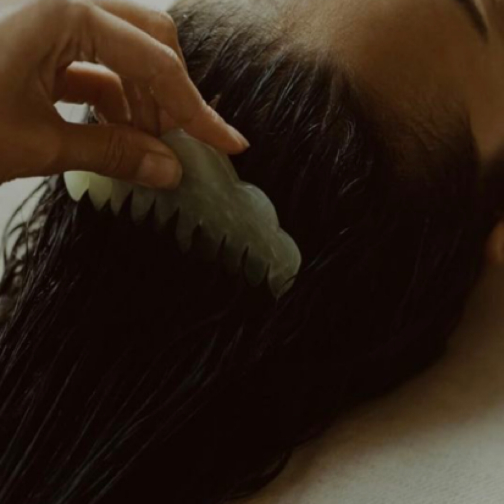 Scalp massage at Glow By Honesty in Denver, CO