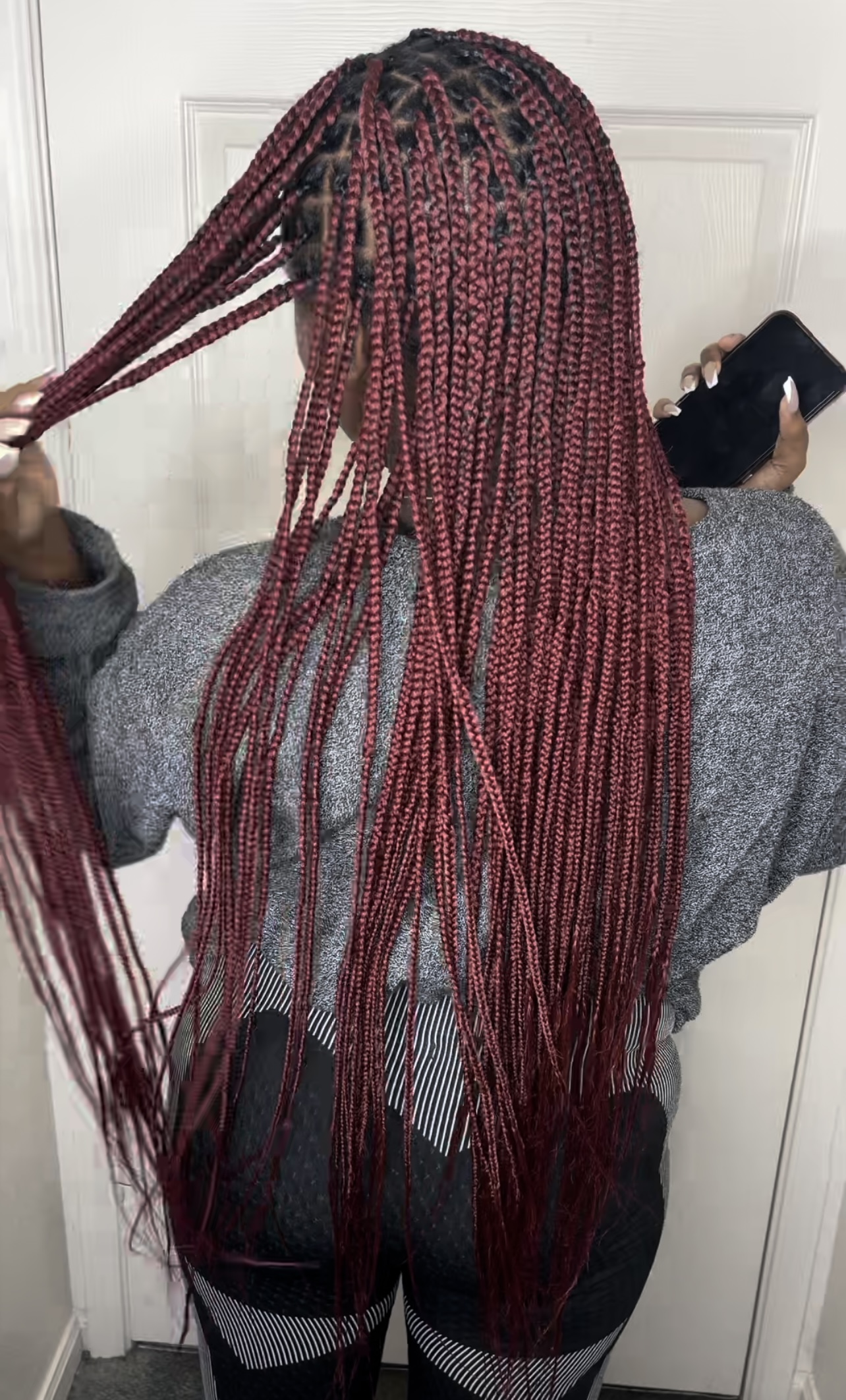 Extra Small Knotless Braids