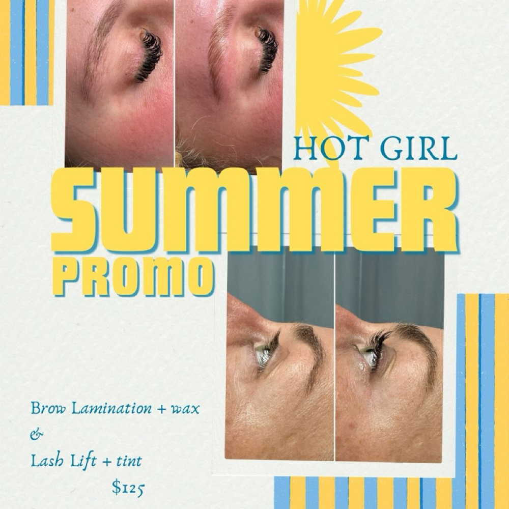 HGS brow Lami/ Wax & Lash Lift/tint at LeiBeauty Loft in Wenatchee, WA
