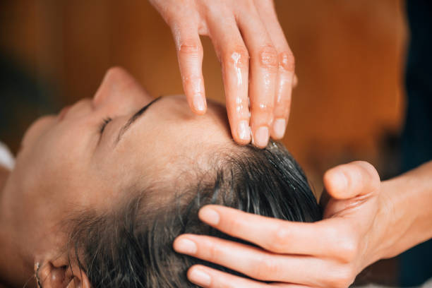 Scalp Massage And Deep Conditioning
