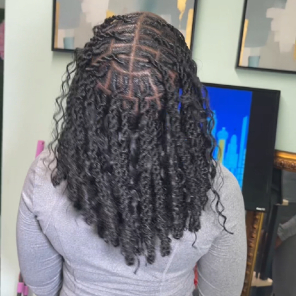 Invisible Locs at Crownedbyshanti in Pontotoc, MS