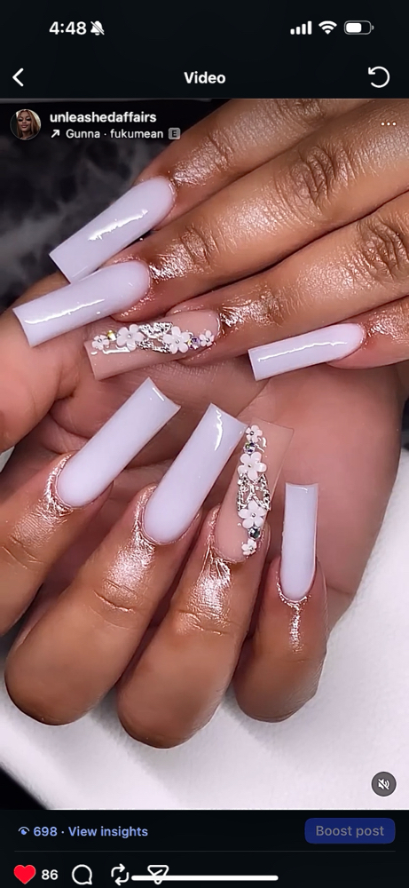 Solid Color + 1 Accent Nail at Unleashed Affairs in Grand Prairie, TX
