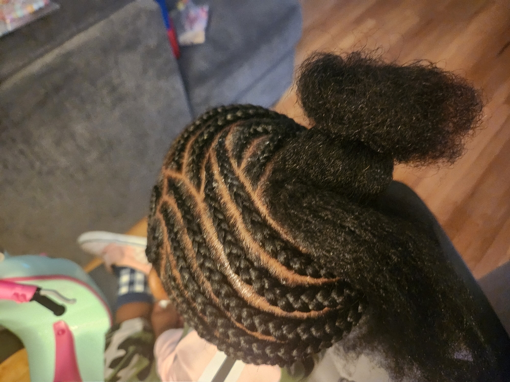 Kids French Braids (No Weave)