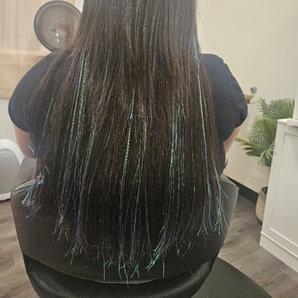 Mermaid Hair Tinsel at HB Luxe Hair in Tampa, FL
