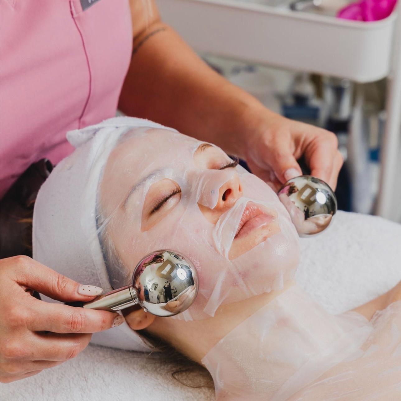 SKN Platinum Glow Facial at SKN by Rachel in Summerville, SC