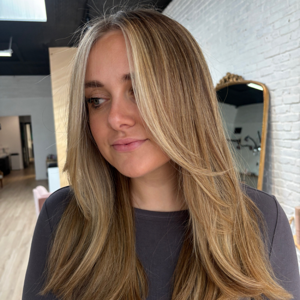 Mini \ Face Frame at Hair by Em Rose in Omaha, NE