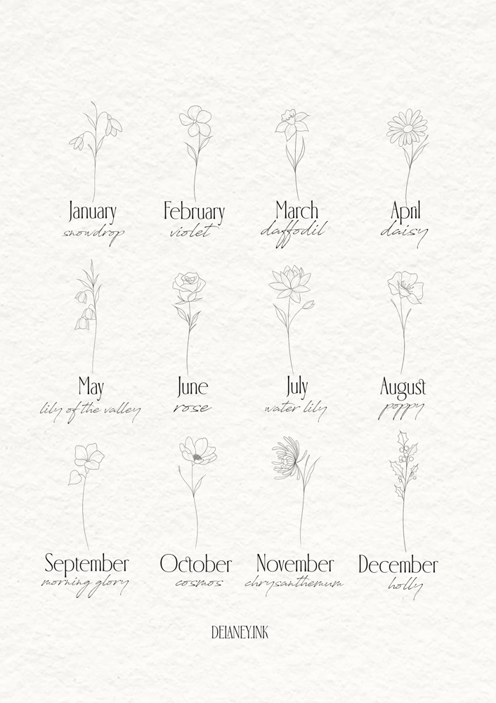 Birth Flower Flash