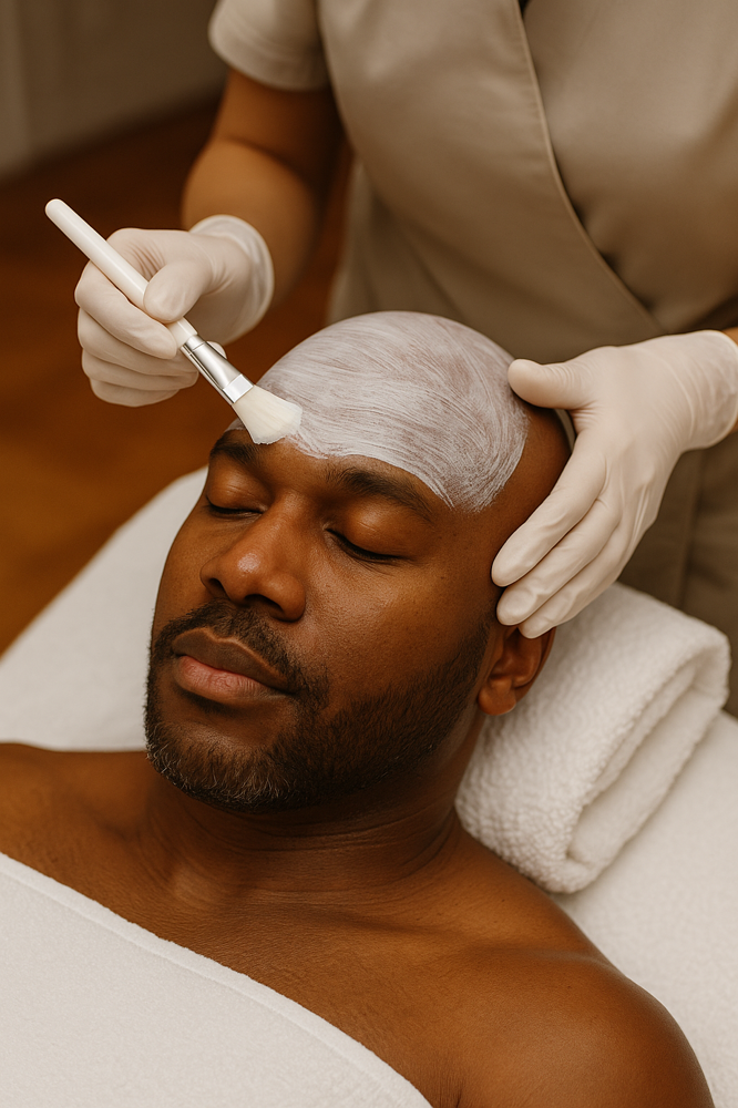 Bald Head Scalp Treatment & Facial