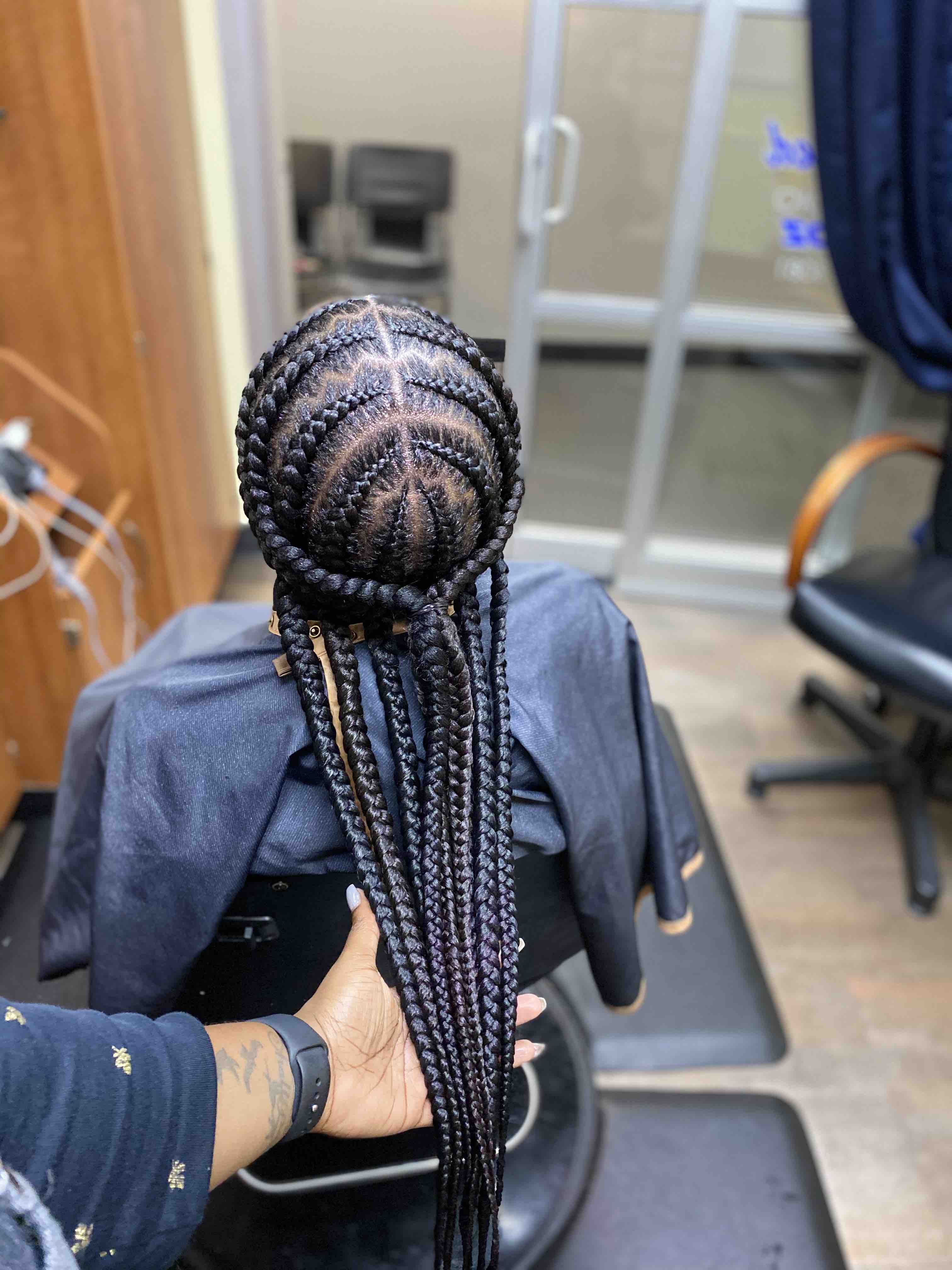 Pop Smoke Braids (5 On Each Side)