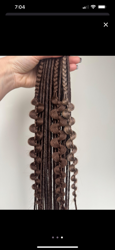 Dreadlock Extensions (Braid In) at The Kat’s Meow in Lenoir, NC