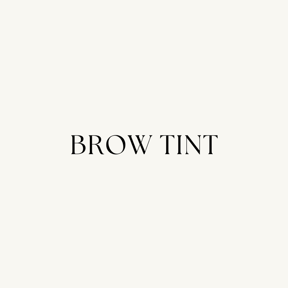 Brow Tint (no shaping)