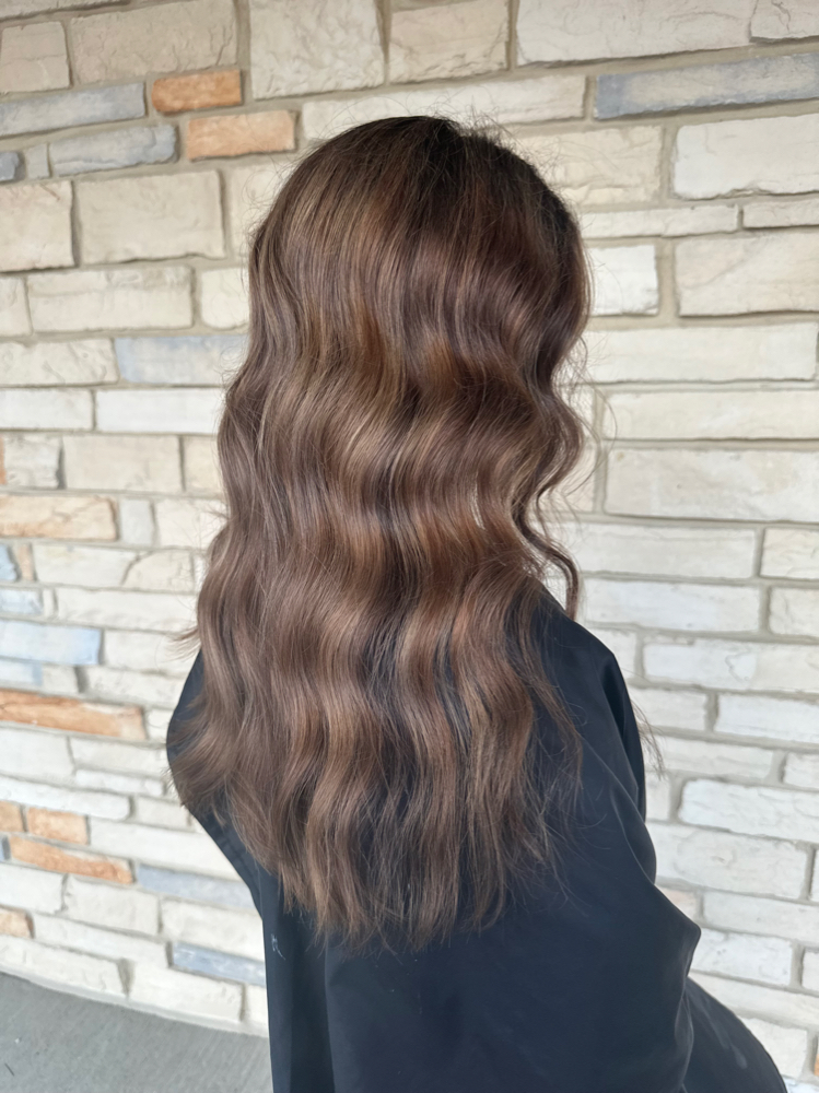 Root Color and Few Highlights