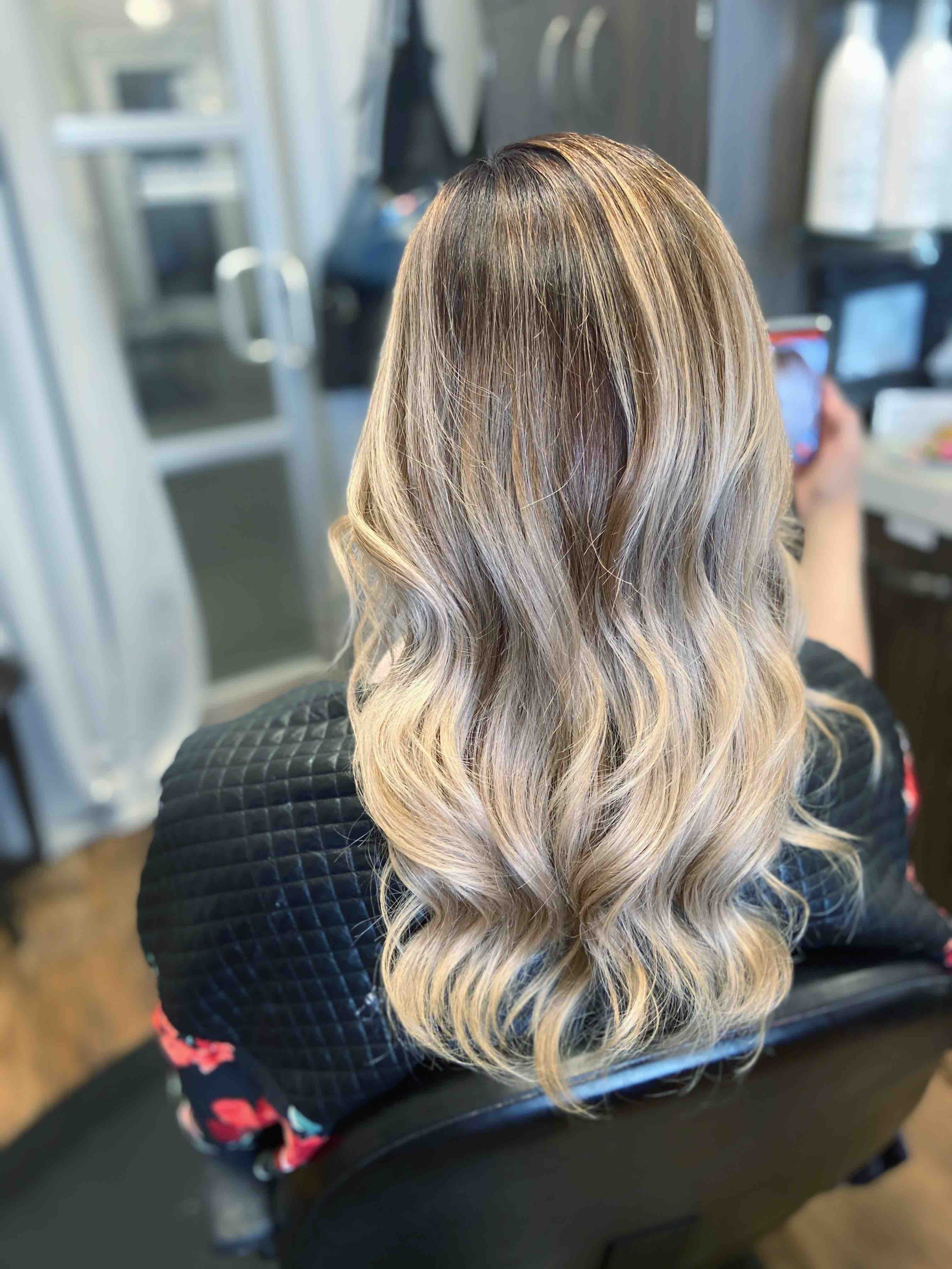 Partial Balayage Retouch-No Cut