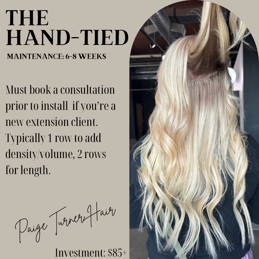 The Hand Tied Install (2 row)