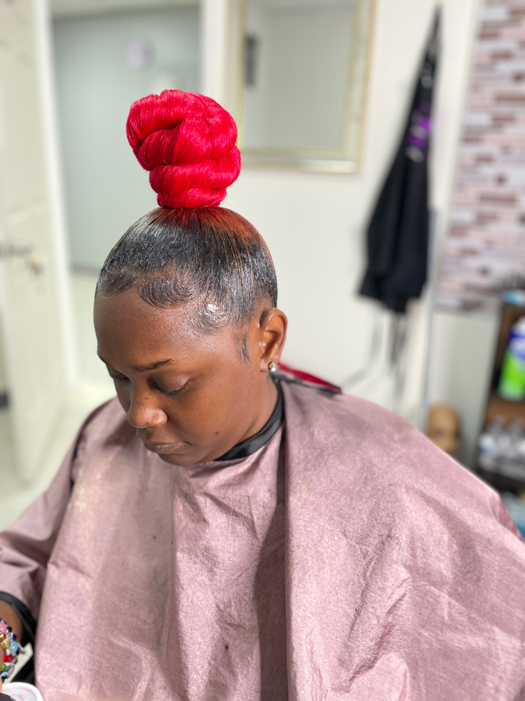 Sleek Top Knot Bun