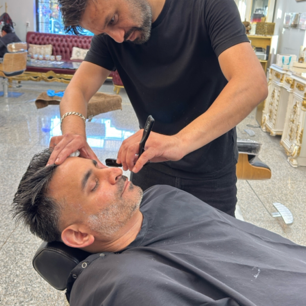 Hot Towel Shave at Sim in Congers, NY