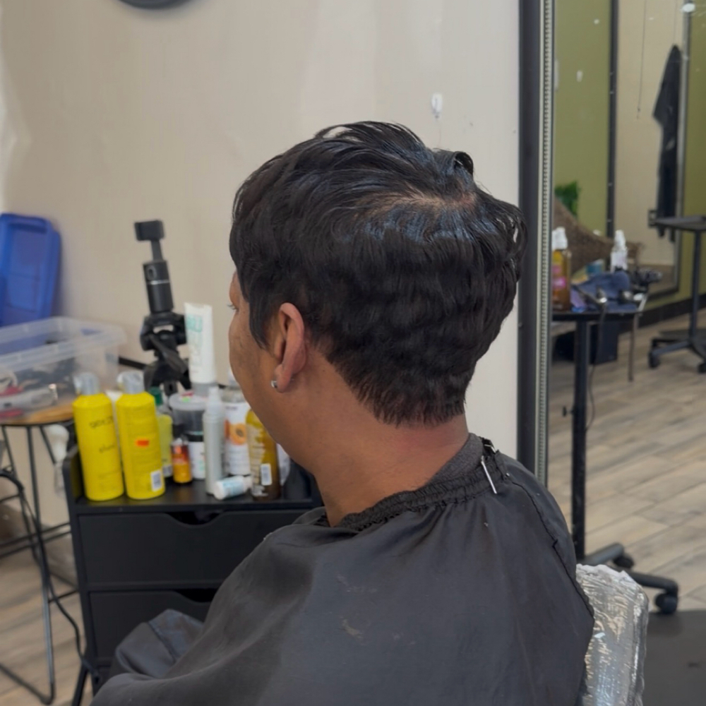 Pixie style at Romeo’s Salon in Raeford, NC
