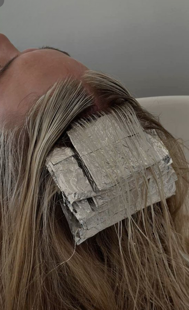 Mini Blonde Root Retouch at Vanity House Co. in Lake Forest, CA