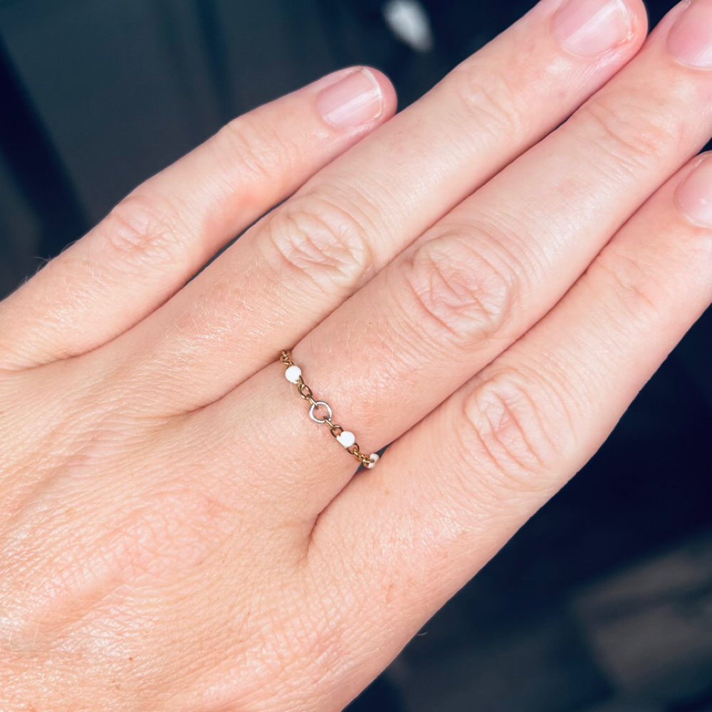 Permanent Jewelry Rings + Toe Rings at Ginny Rose Studio in Lagrange, IN