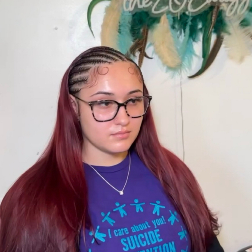 Natural Hair Stitch Braids at THEZOEWAYY in Park Forest, IL