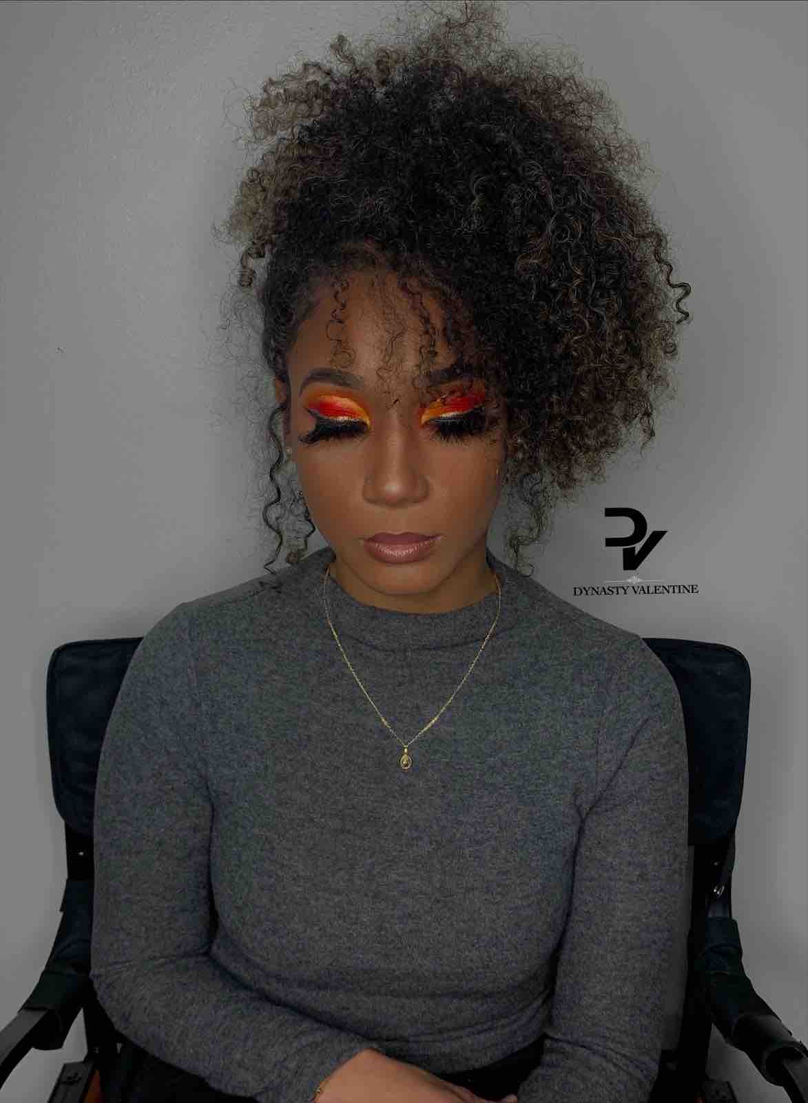 Bold Makeup w Glitter