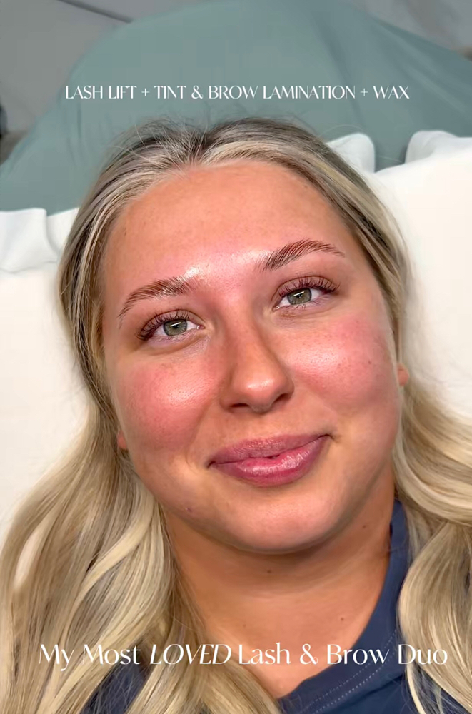 Brow Laminaton, Tint & Wax
