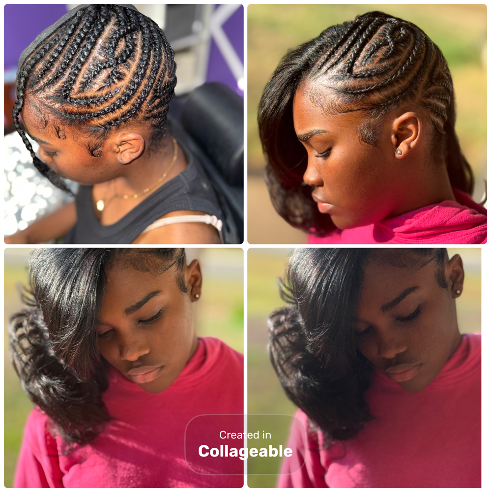 Cassie Braids W/quickweave at Anointed Hands in Southaven, MS