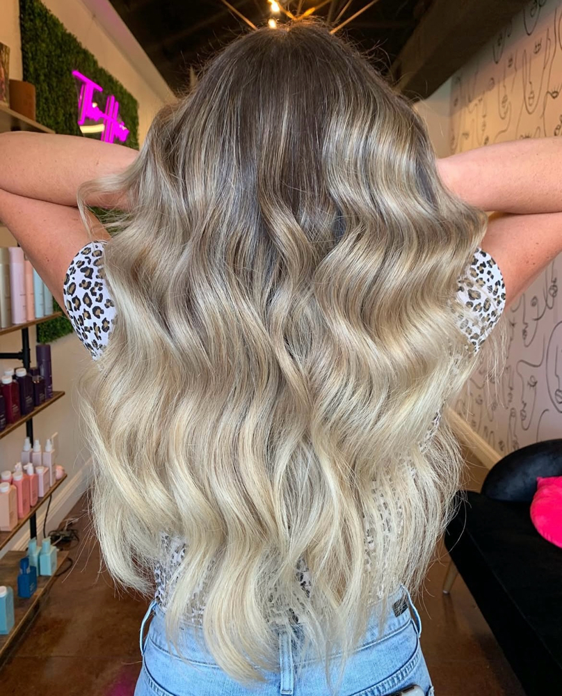 Full Balayage & Root Touch Up