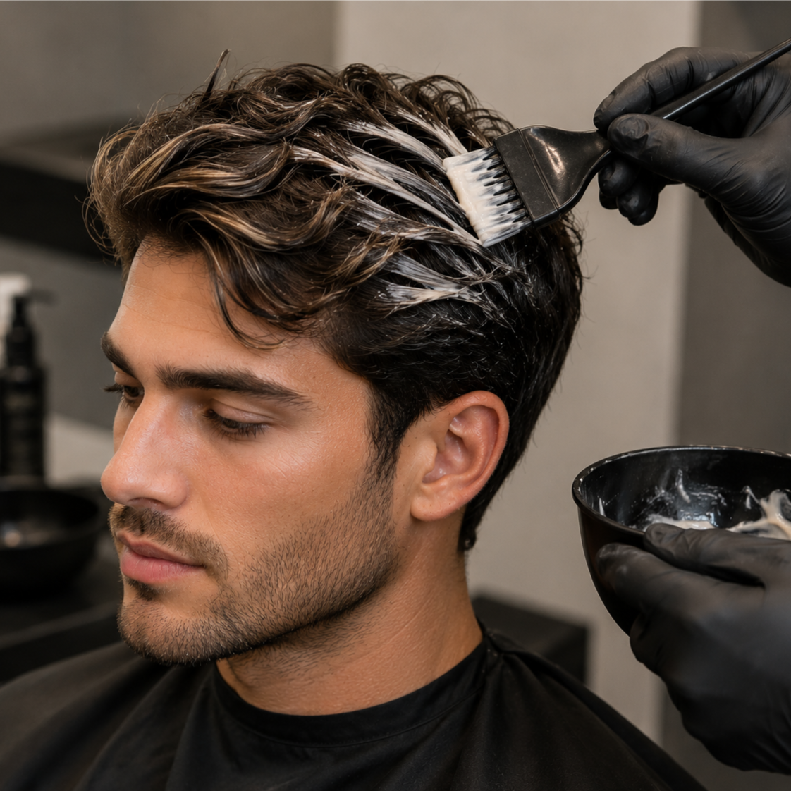 Men's Hair Color at Natural Hair Center in Aventura, FL