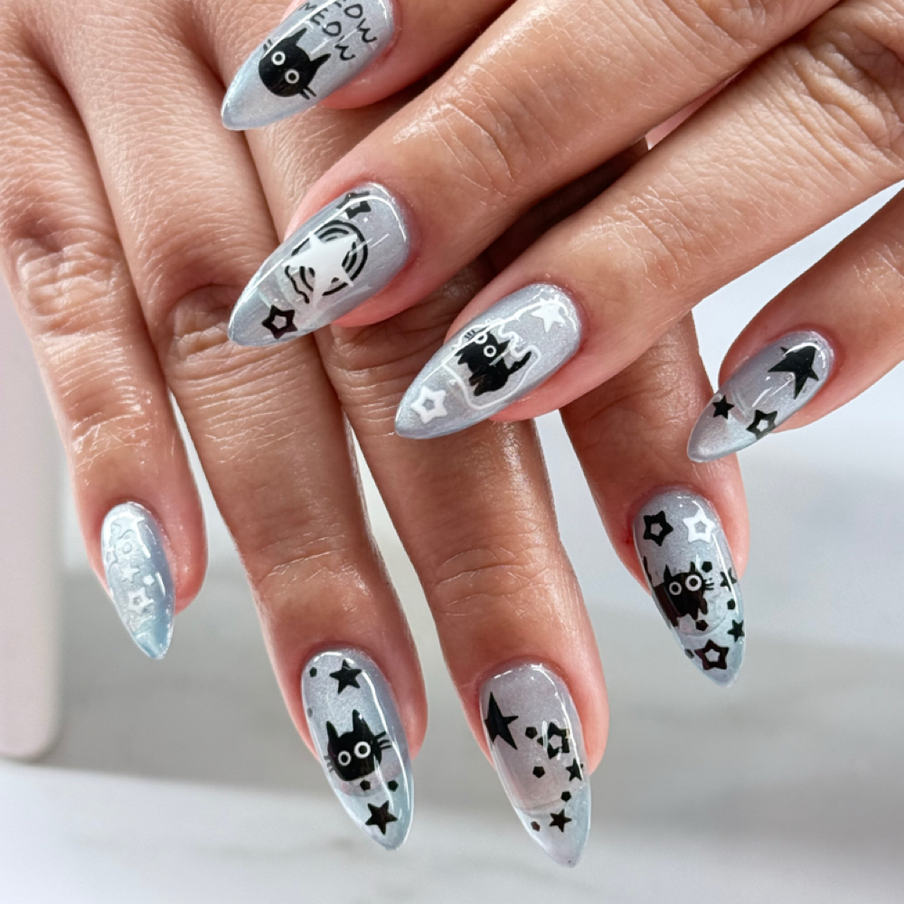 Gel X With Stickers at Cherry Baum Nails in Saint Peters, MO