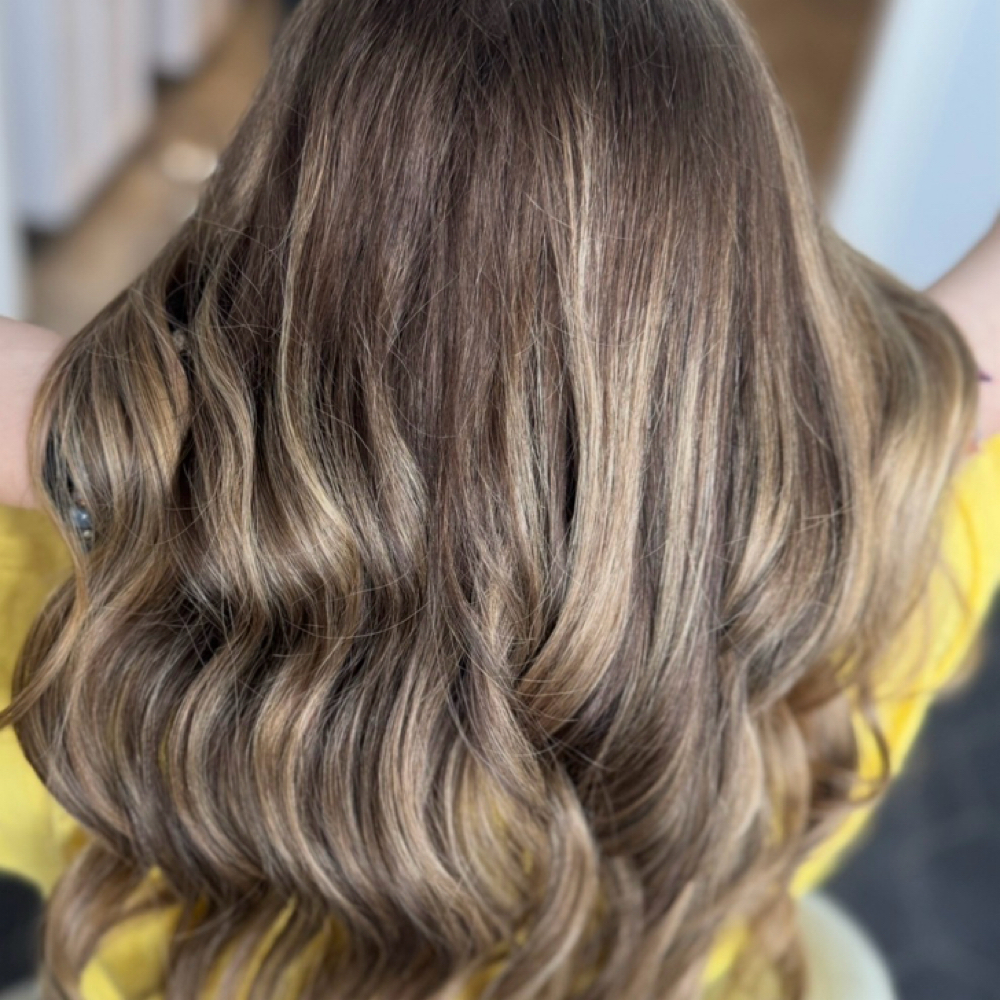Partial Foil Highlights at Tia Bella Hair Studio in Natick, MA