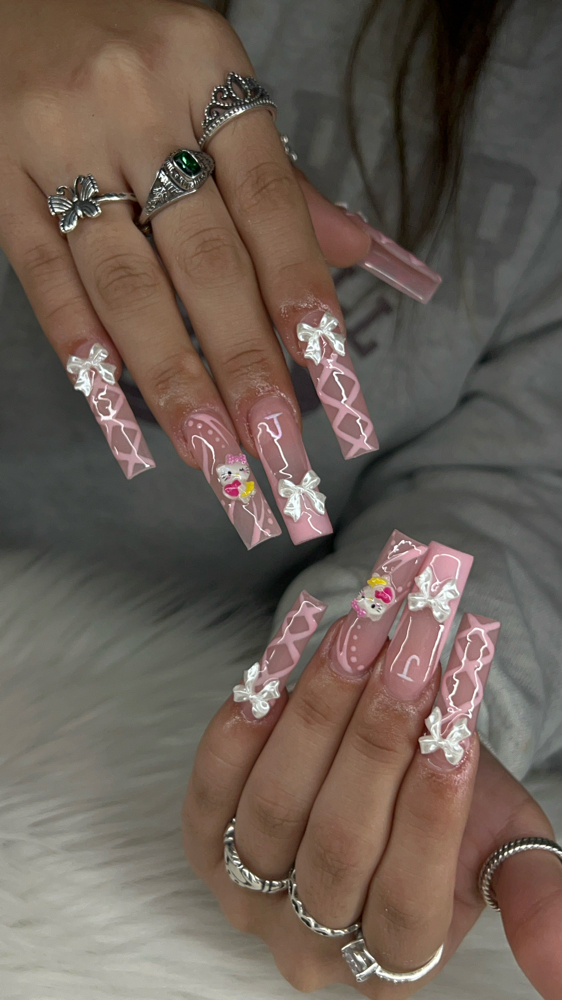 XL Acrylic Nails