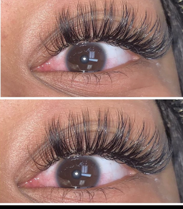 Hybrid Eyelash Extensions