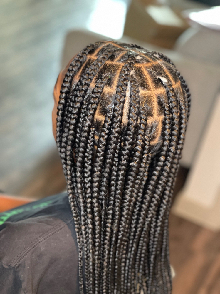 Large Knotless Mid Back