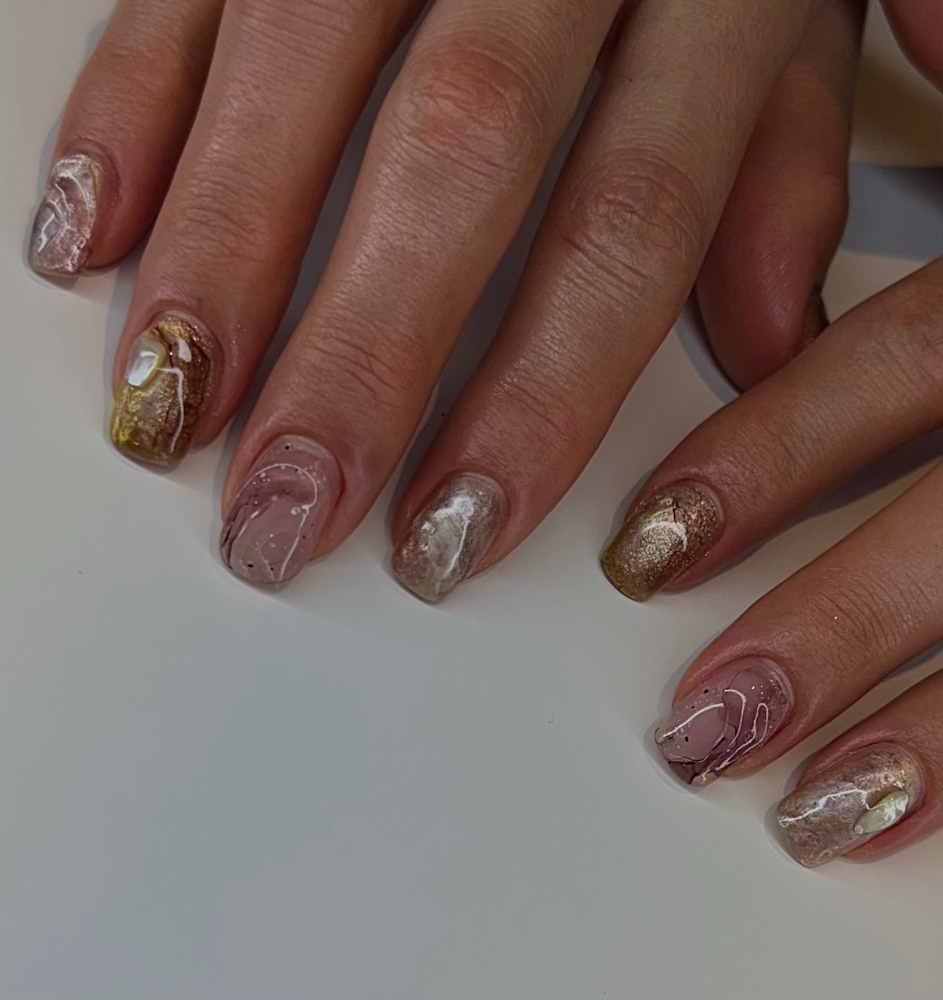 Custom at Oracle Nails in Los Angeles, CA