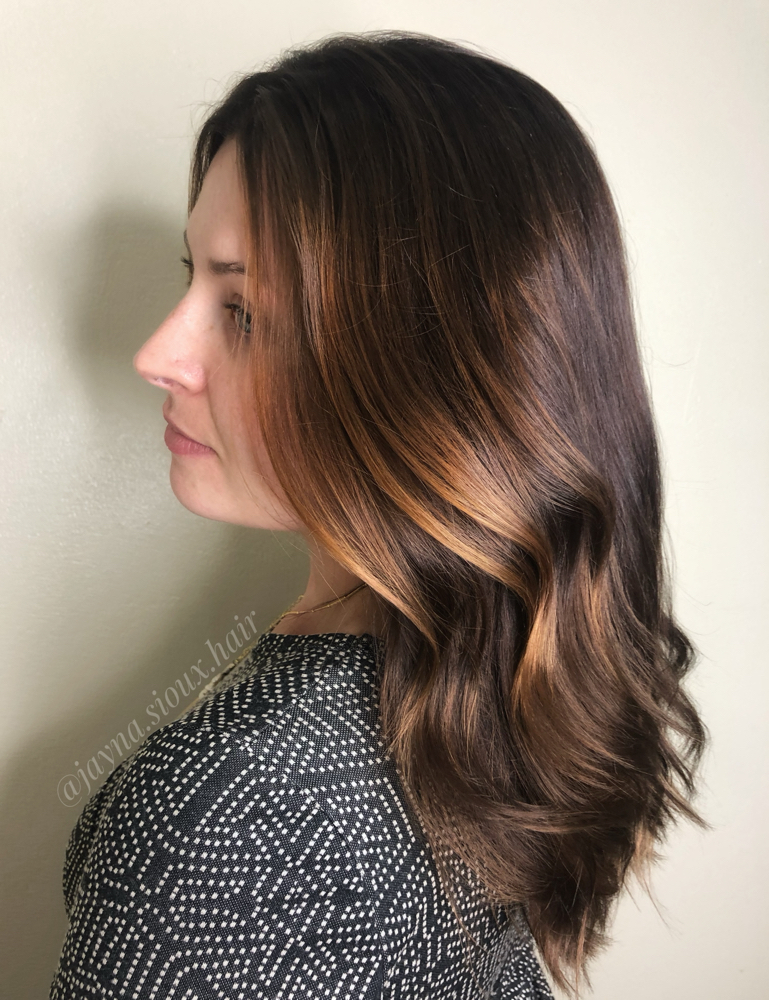 Partial Balayage with Overlay