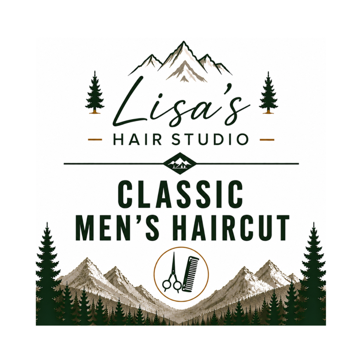 Classic Men’s Haircut at Lisa’s Hair Studio in Firestone, CO