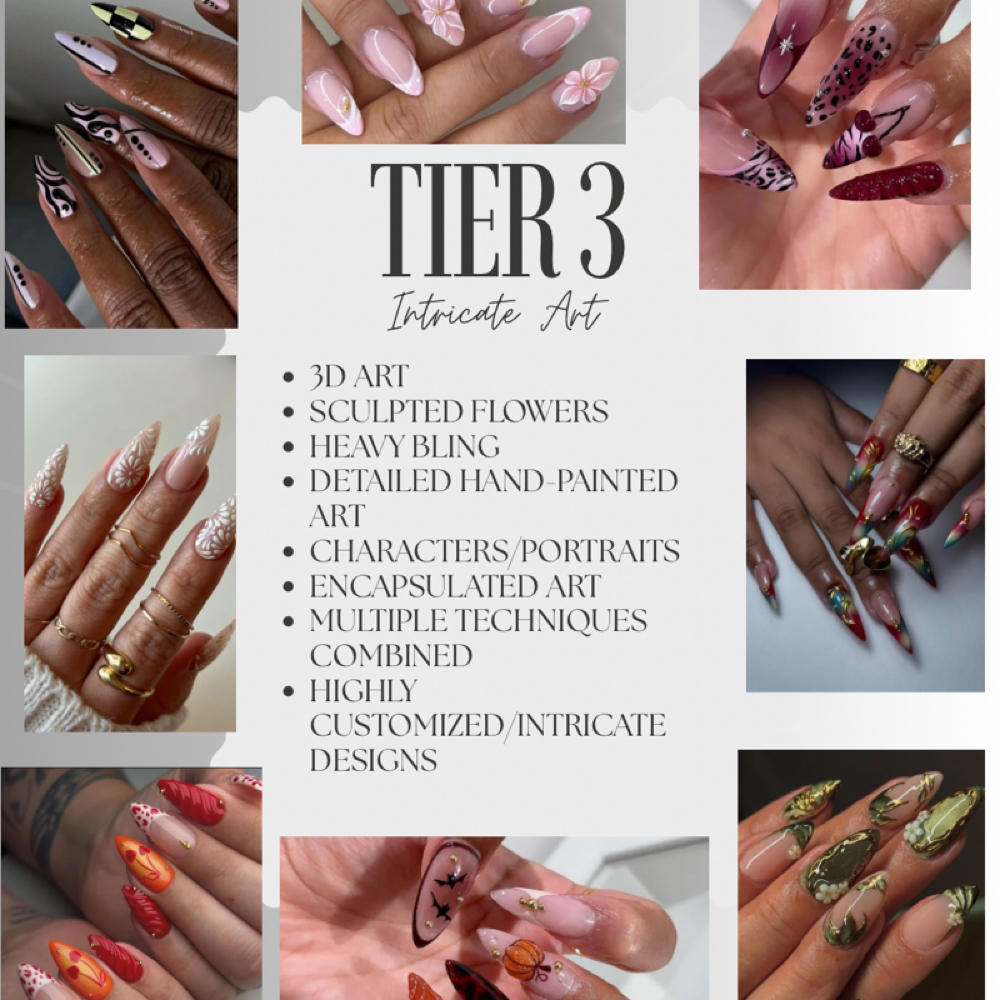 Tier 3 Intricate Nail Art at Nailed it by Henny | Cadenita Bella in Bellflower, CA